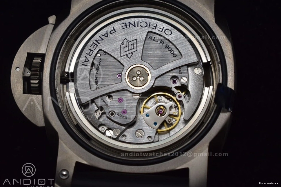 PAM389 P.9000 Best 1:1 Edition 1003 BestValue V VSF Clone Rubber on O Strap Black Super 1018